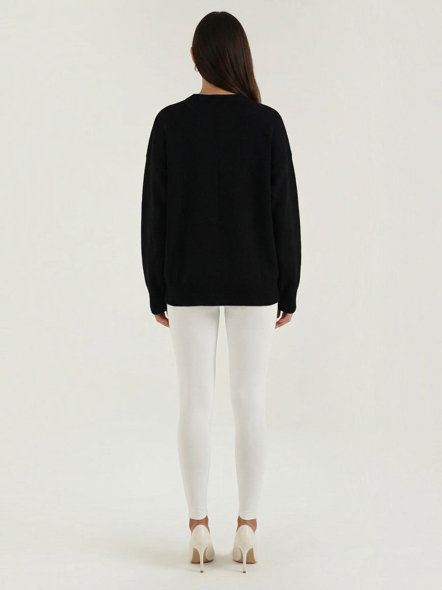 Theresa Oversized Dense Knit Sweater