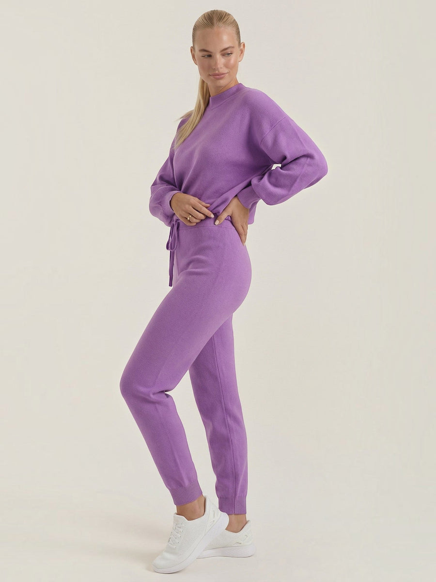 Mavis Knit Sweater and Jogger Lounge Set