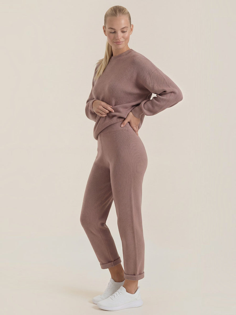Mavis Knit Sweater and Jogger Lounge Set