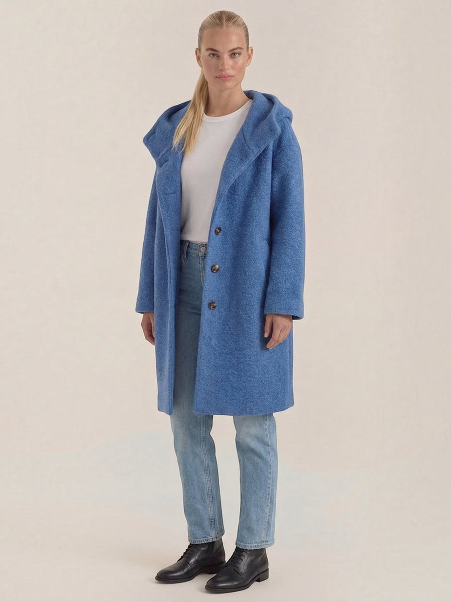 Meredith Oversized Hooded Coat