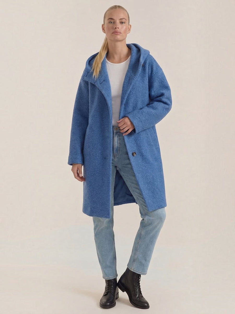 Meredith Oversized Hooded Coat
