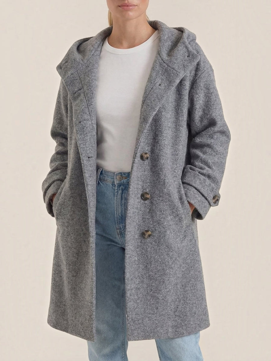 Meredith Oversized Hooded Coat