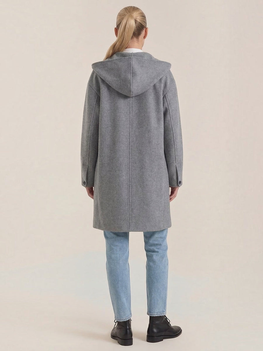 Meredith Oversized Hooded Coat