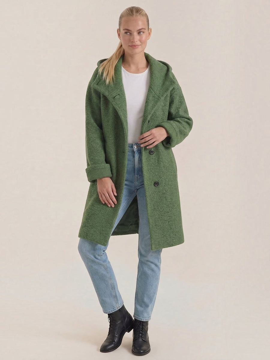 Meredith Oversized Hooded Coat