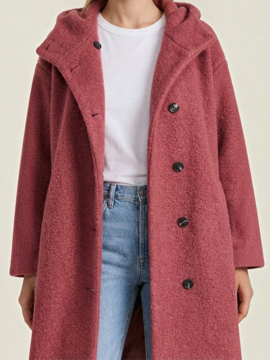 Meredith Oversized Hooded Coat