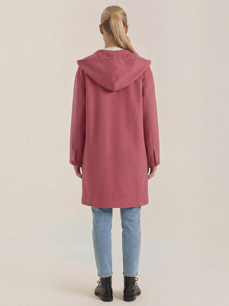 Meredith Oversized Hooded Coat