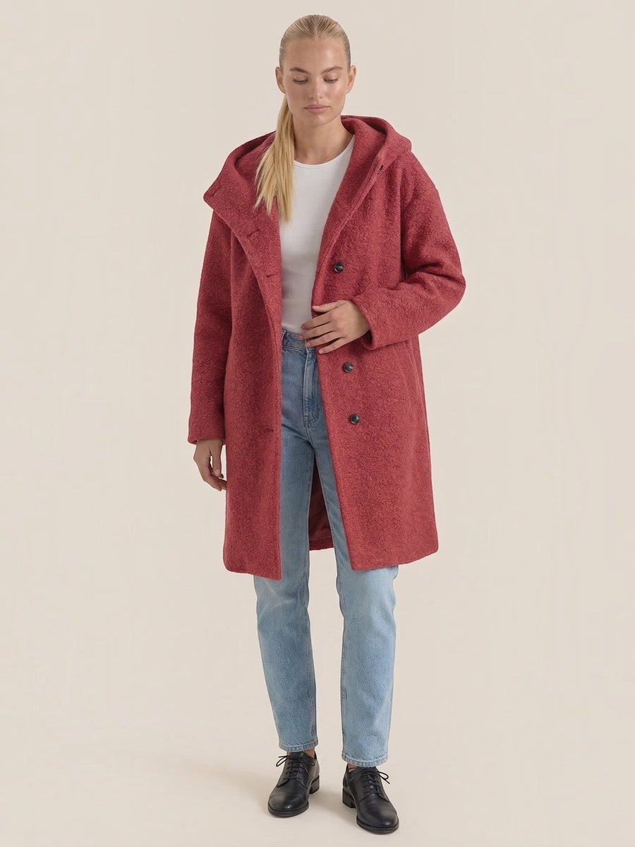 Meredith Oversized Hooded Coat