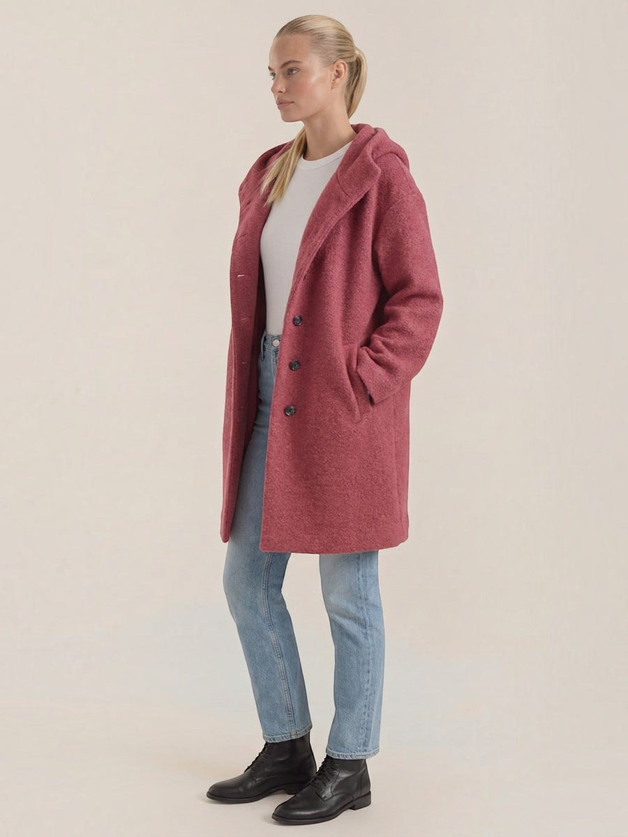 Meredith Oversized Hooded Coat