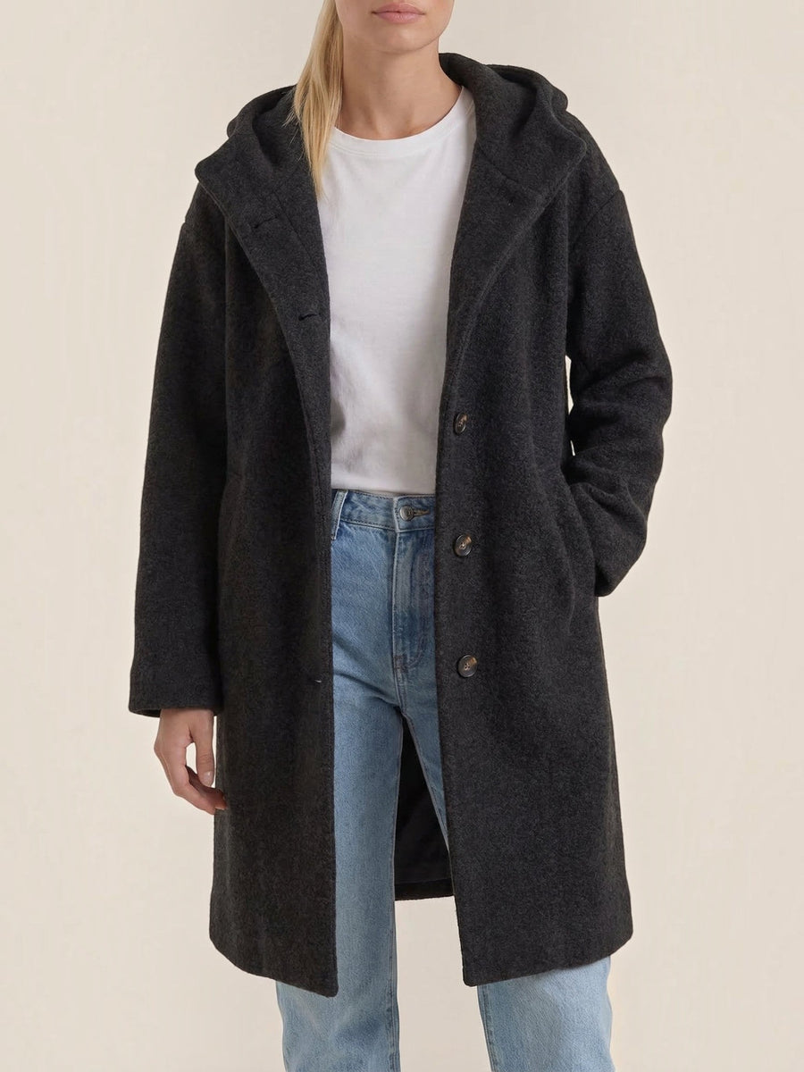 Meredith Oversized Hooded Coat