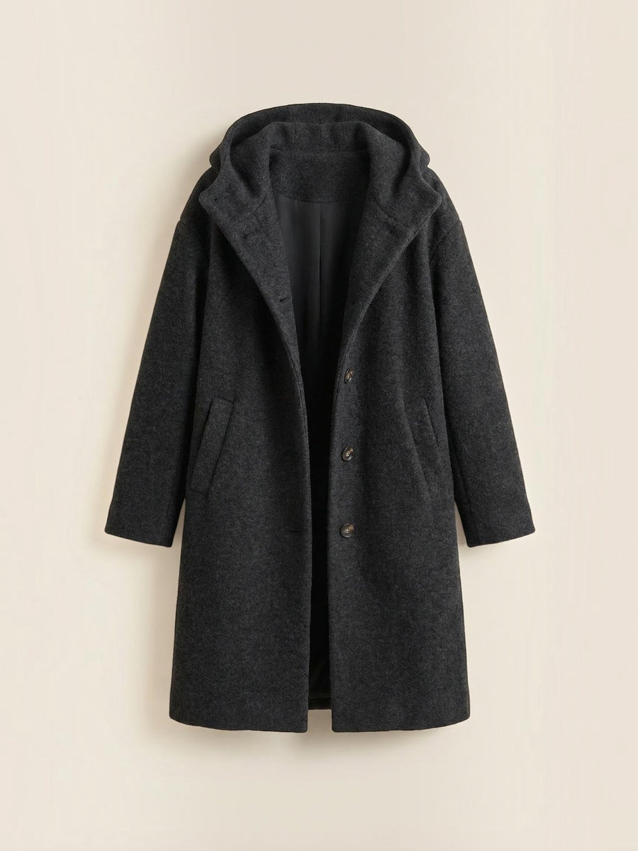 Meredith Oversized Hooded Coat