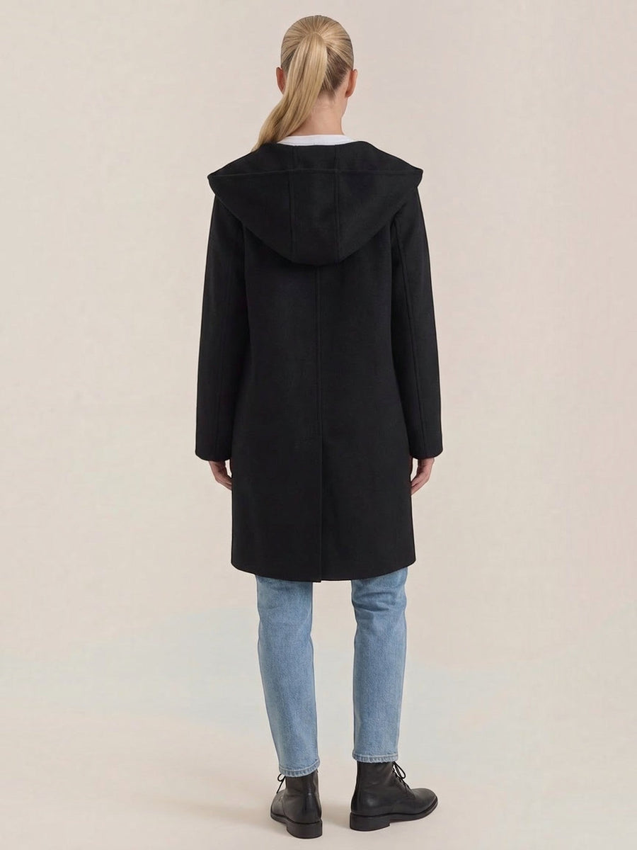 Meredith Oversized Hooded Coat