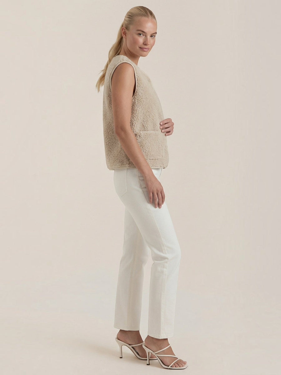Myra Teddy Fleece Vest