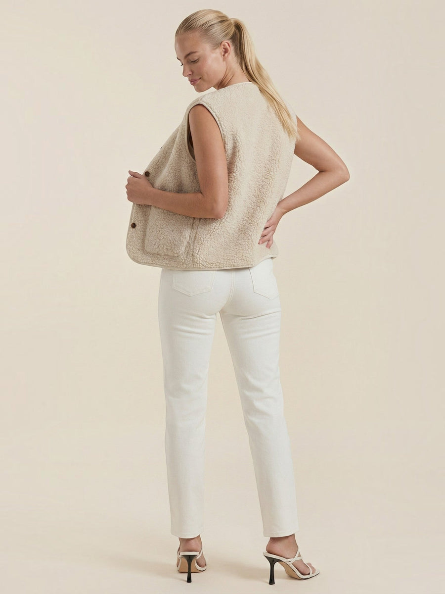 Myra Teddy Fleece Vest
