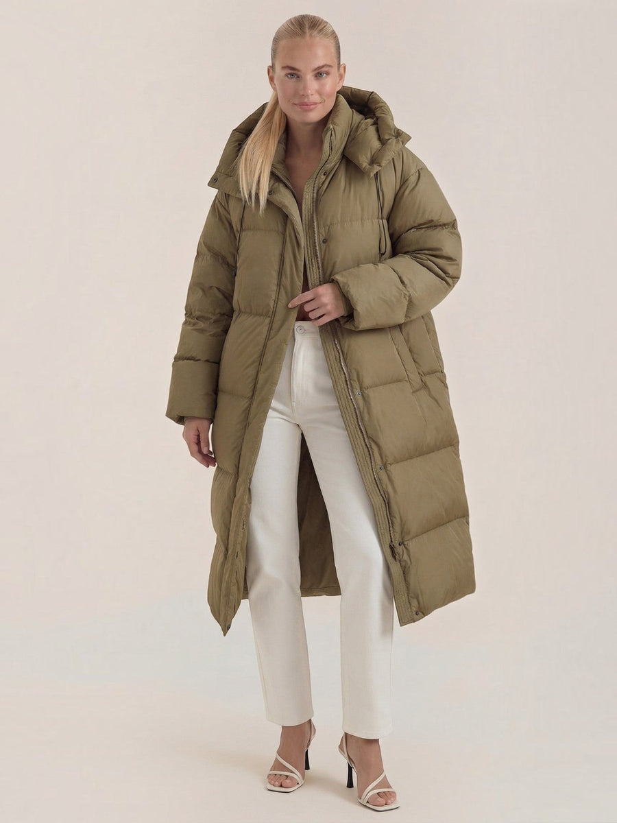 Nora Oversized Quilted Maxi Coat