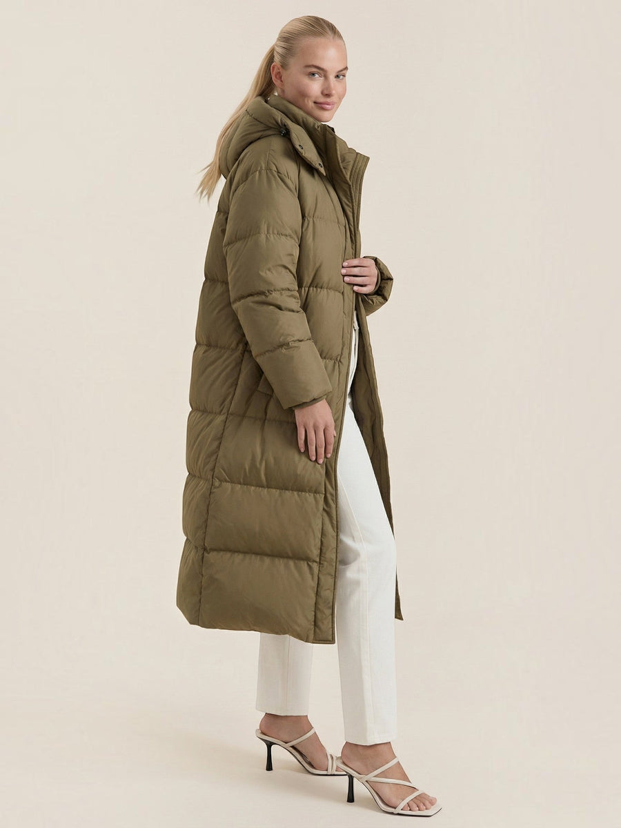 Nora Oversized Quilted Maxi Coat