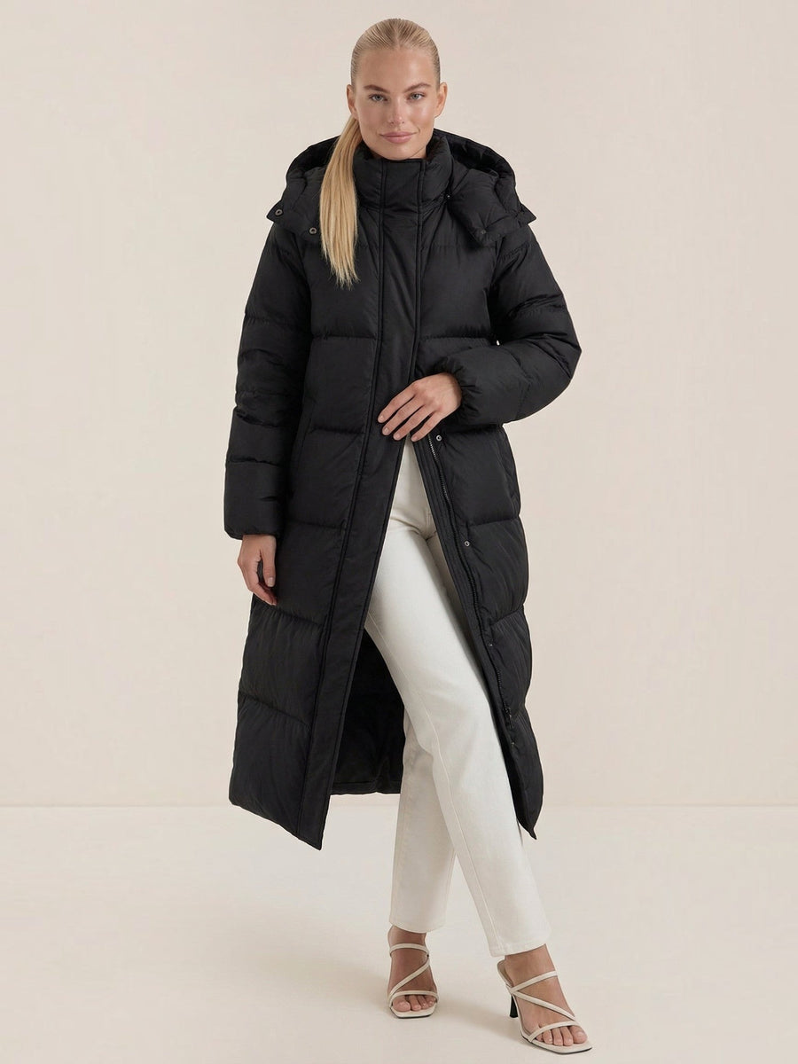 Nora Oversized Quilted Maxi Coat