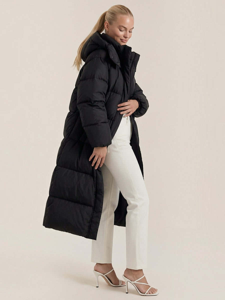 Nora Oversized Quilted Maxi Coat