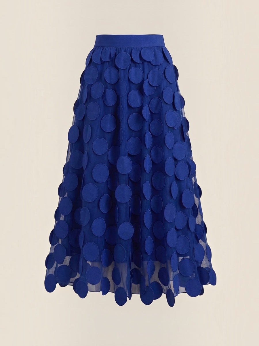 Olga Circle Applique Tulle Skirt