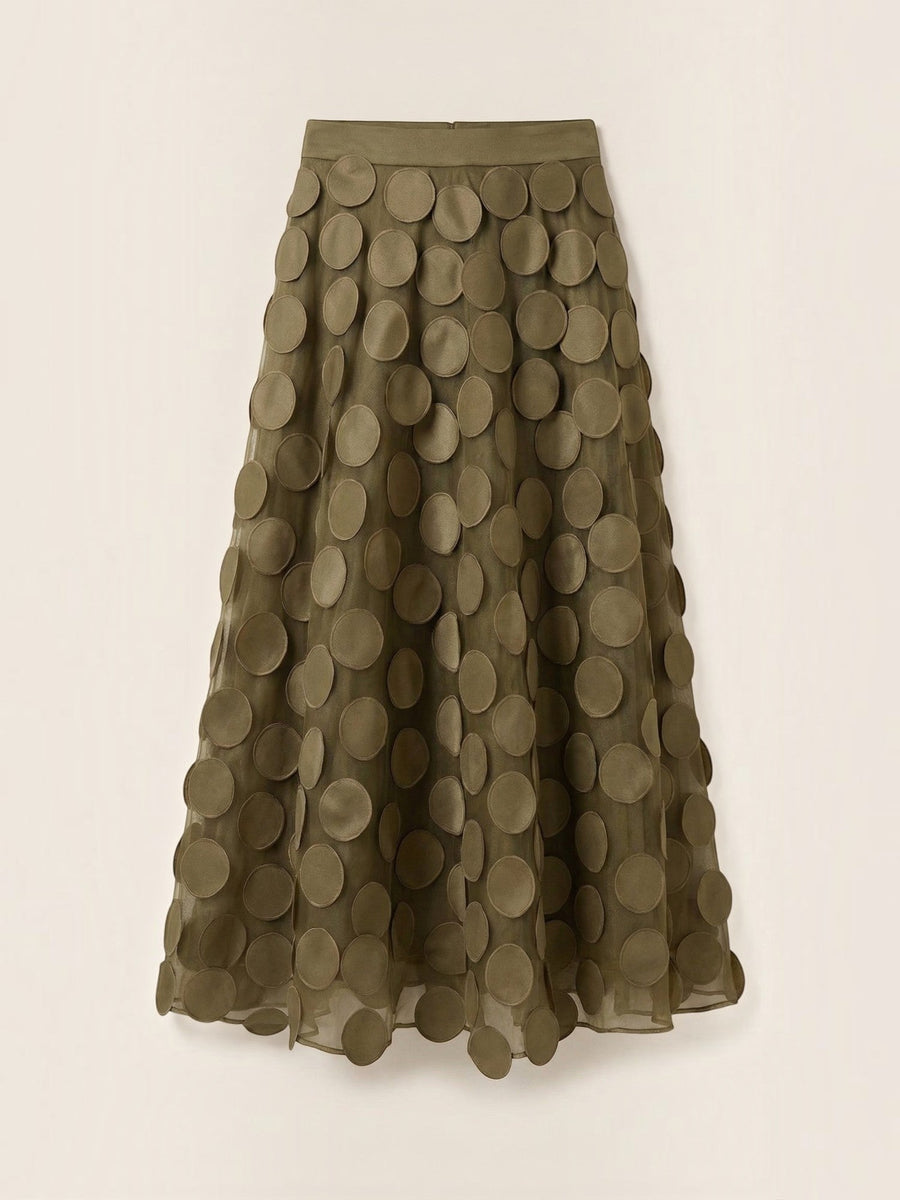 Olga Circle Applique Tulle Skirt