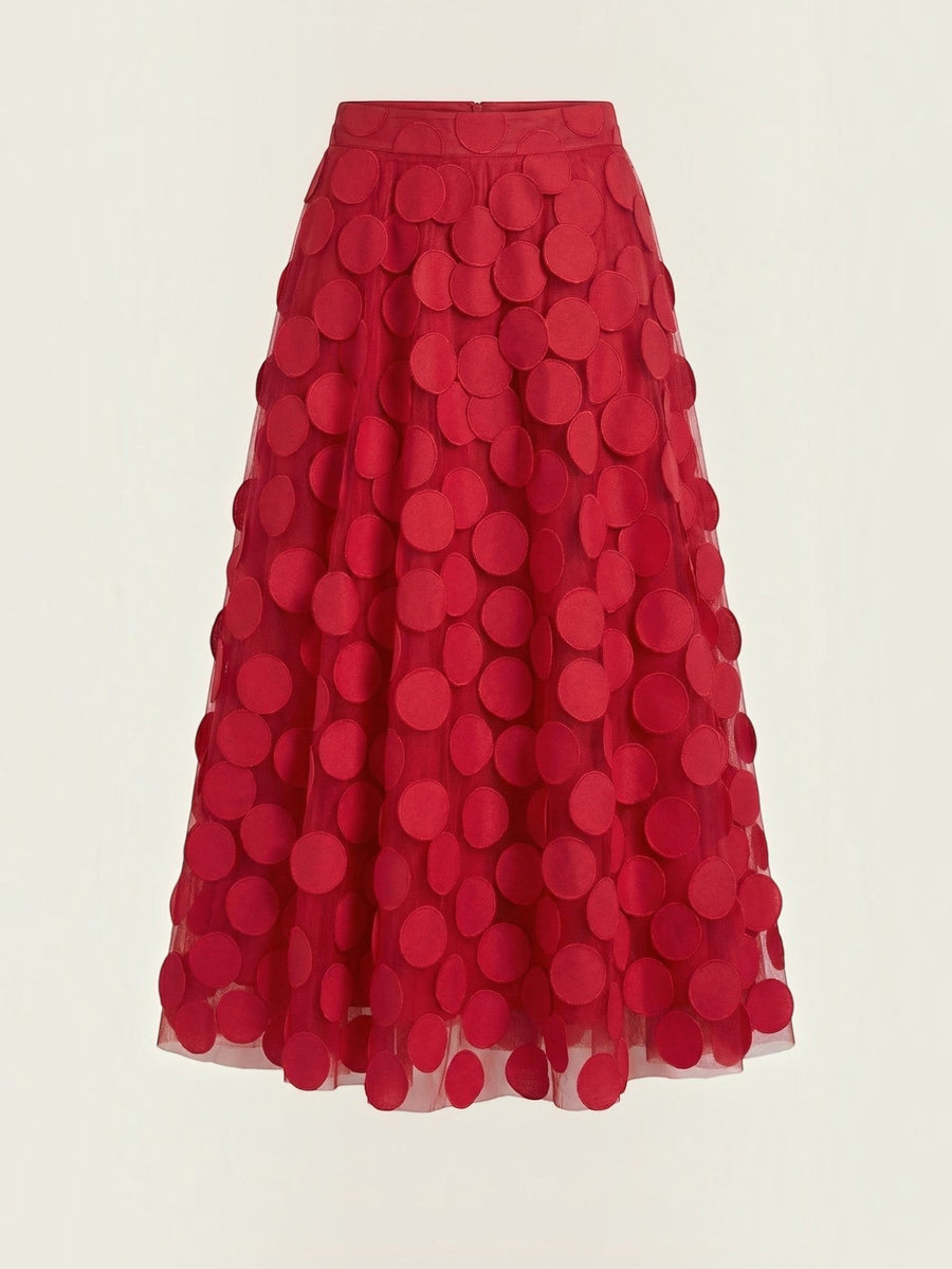 Olga Circle Applique Tulle Skirt
