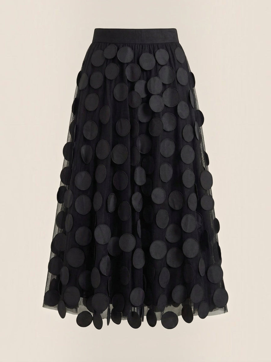 Olga Circle Applique Tulle Skirt