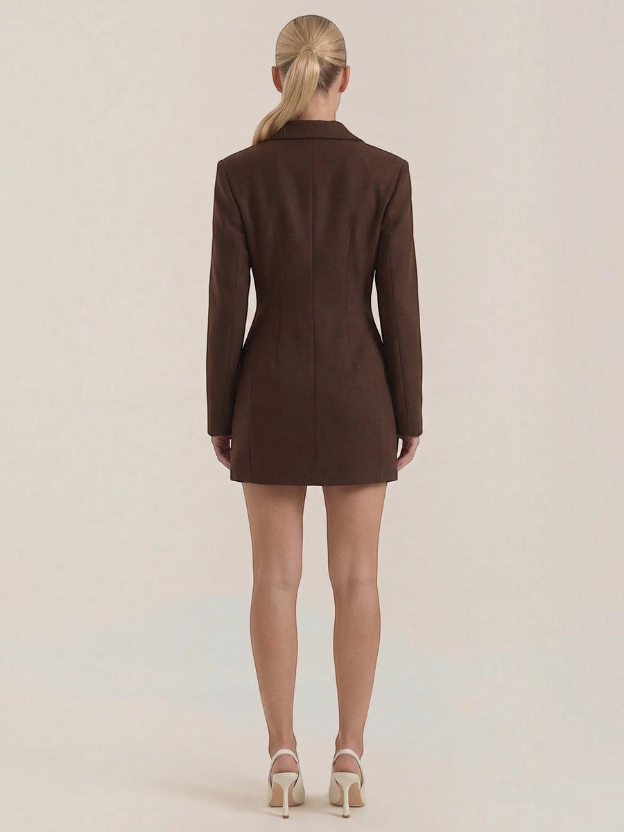 Sallie Double Breasted Blazer Mini Dress