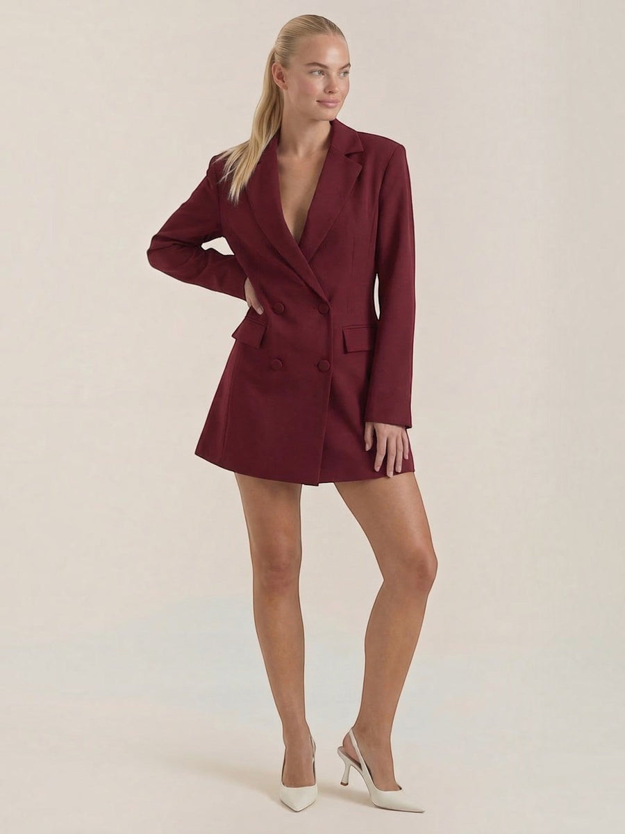 Sallie Double Breasted Blazer Mini Dress