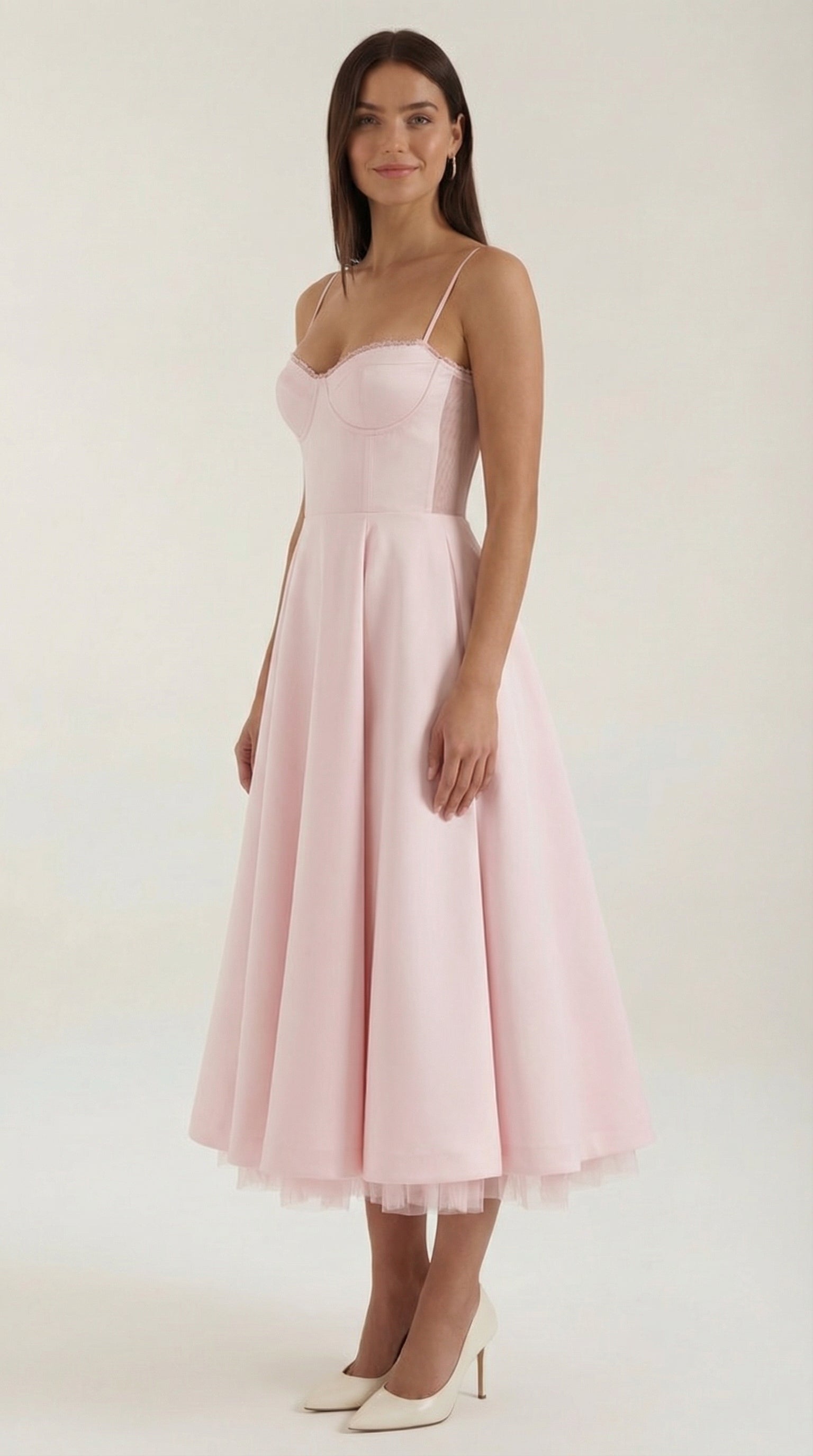 Isolde Tulle Midi Dress