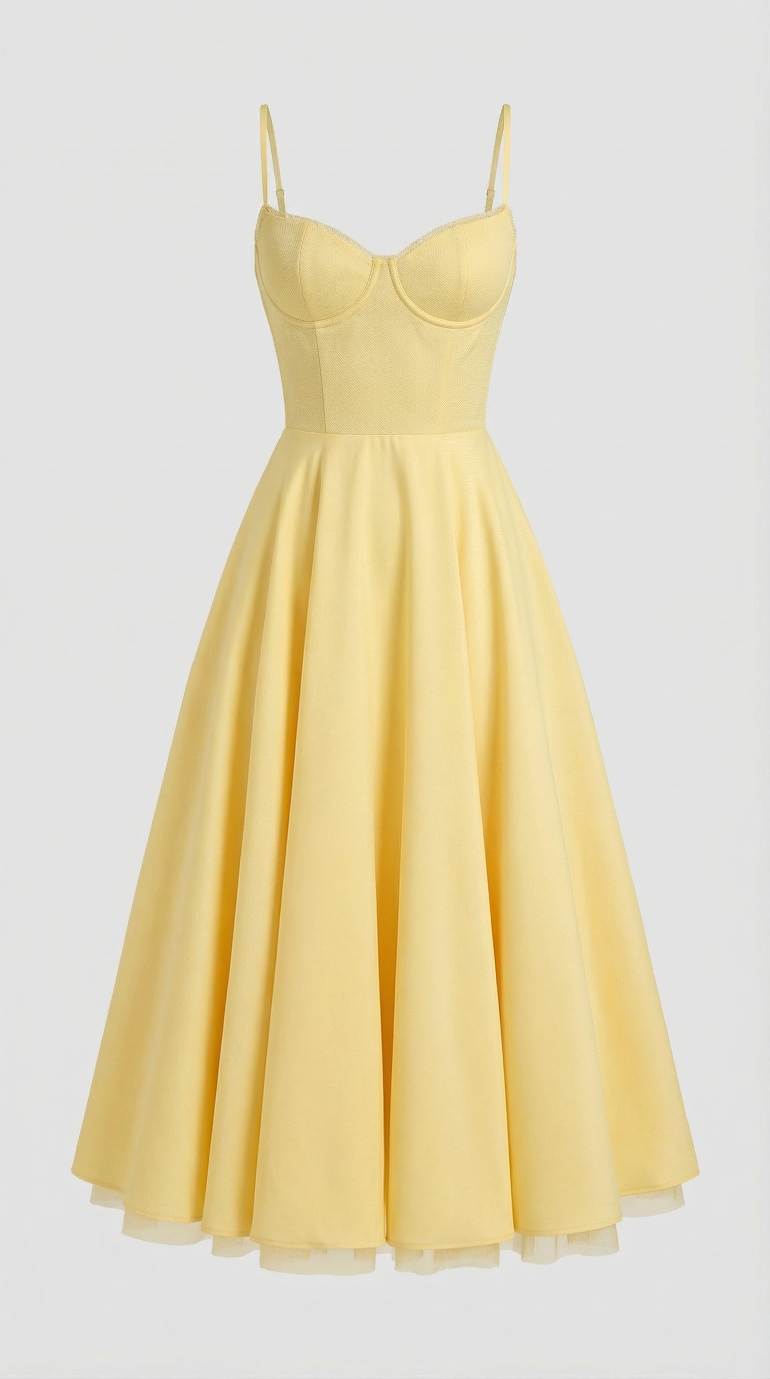 yellow tulle midi dress Isolde Tulle Midi Dress - Baby blue - XL