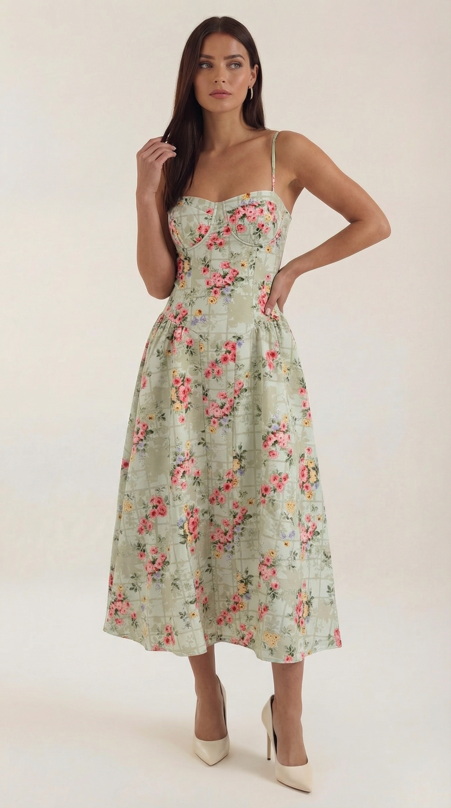 Odette Corset Midi Dress Odette Corset Midi Dress