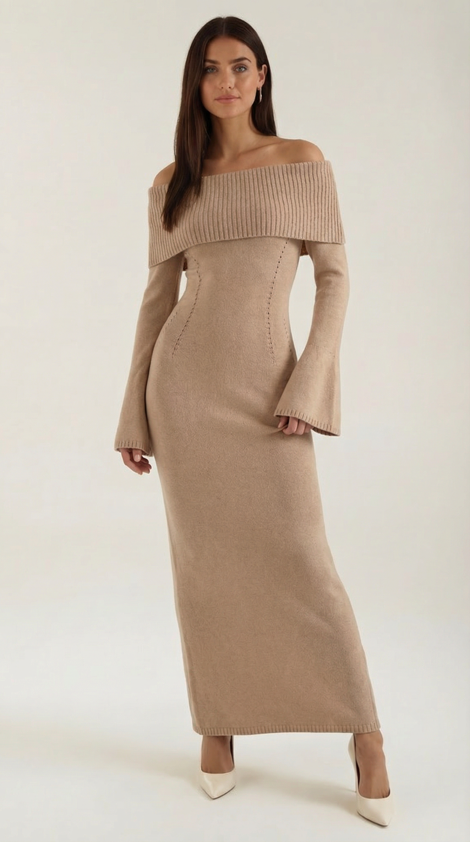 Quinlan Maxi Off-Shoulder Bodycon Dress Quinlan Maxi Off-Shoulder Bodycon Dress