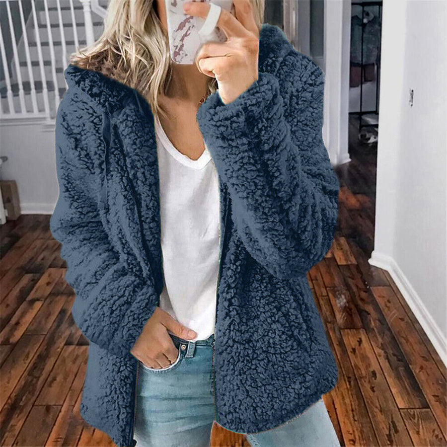 Carly Sherpa Fleece Zip Jacket