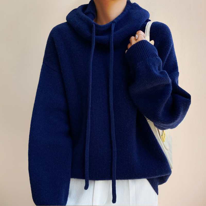 Marlou Oversized Hooded Knit Sweater