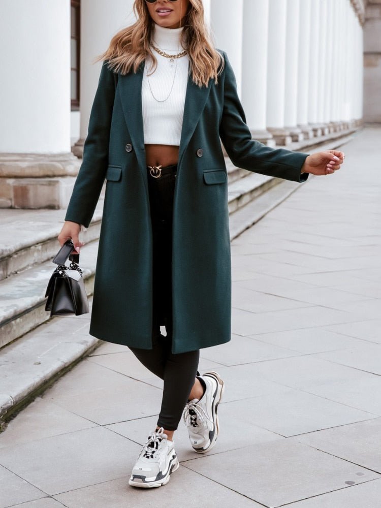 Setra Double Breasted Long Winter Coat