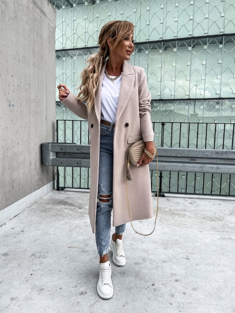 Setra Double Breasted Long Winter Coat