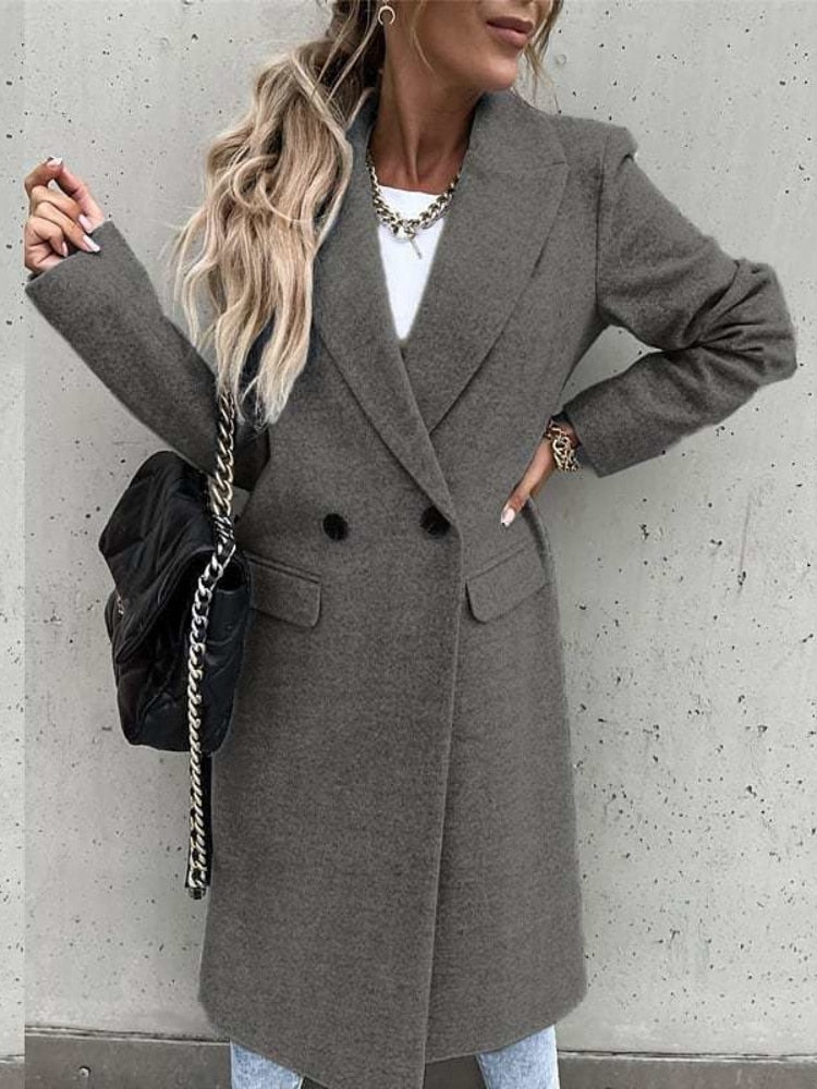 Setra Double Breasted Long Winter Coat