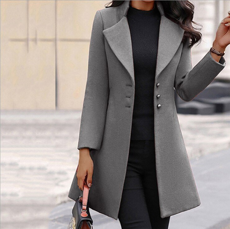 Viviana Knee Length Blazer Coat