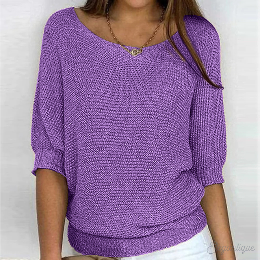 Sahra Oversized Open Knit Sweater