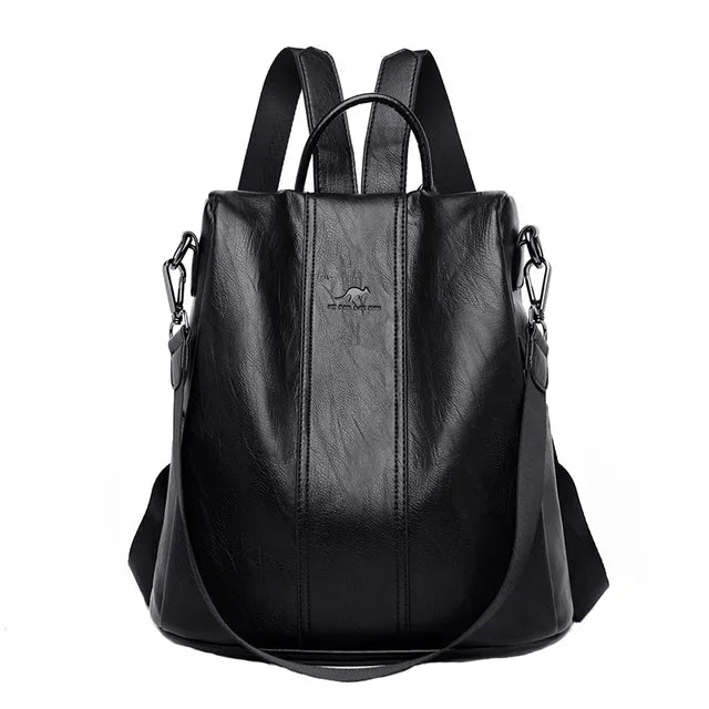 Camila Convertible Faux Leather Backpack