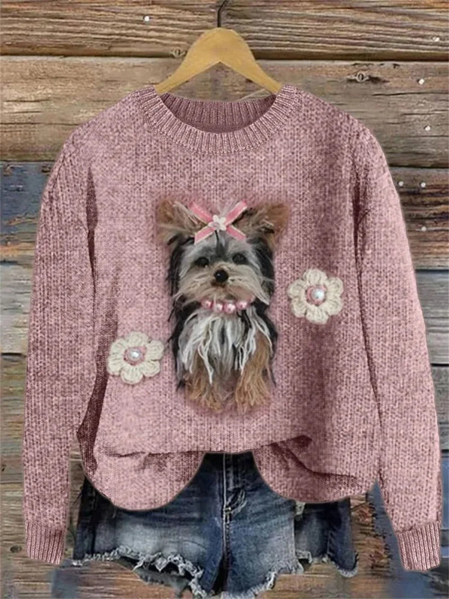 Rieke Printed Casual Sweater