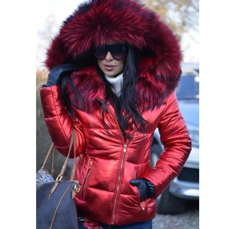 Honorine Faux Fur Lined Hooded Jacket