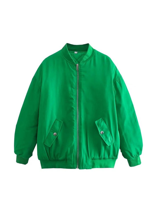 Ersilia Oversized Bomber Jacket
