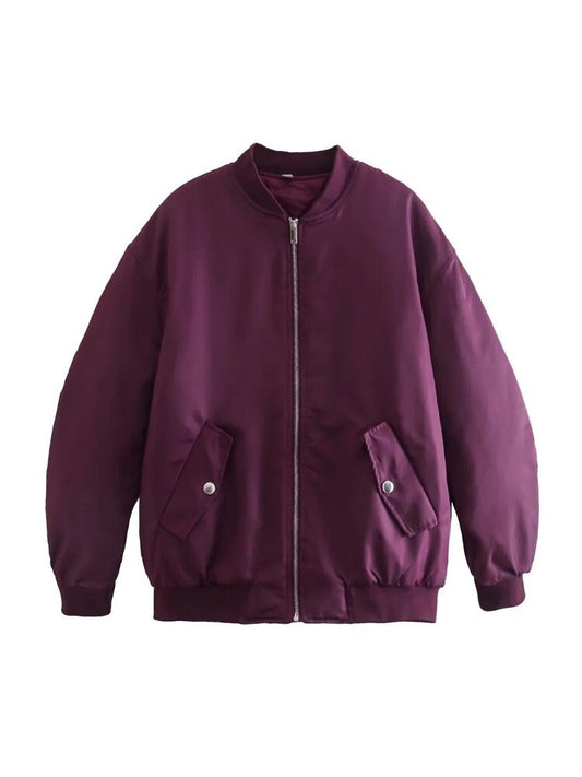 Ersilia Oversized Bomber Jacket