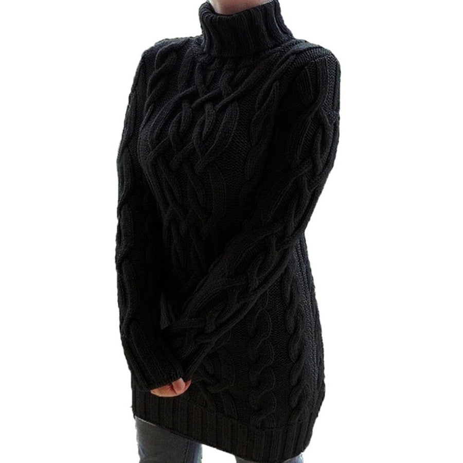 Shinan Cozy Long Knit Sweater Dress