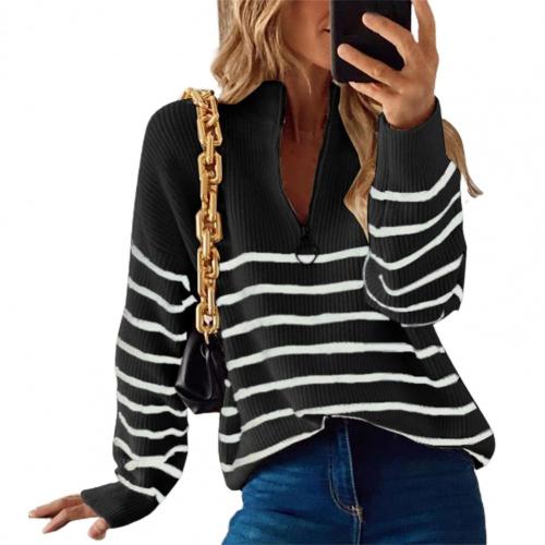 Jorunn Zip Detail Knit Sweater