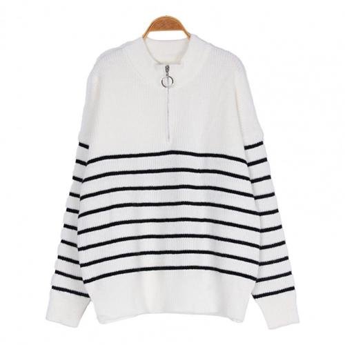 Jorunn Zip Detail Knit Sweater